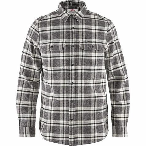 Fjallraven Men Övik Shirts Grey PH238445 Philippines